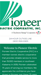 Mobile Screenshot of pioneerelectric.com